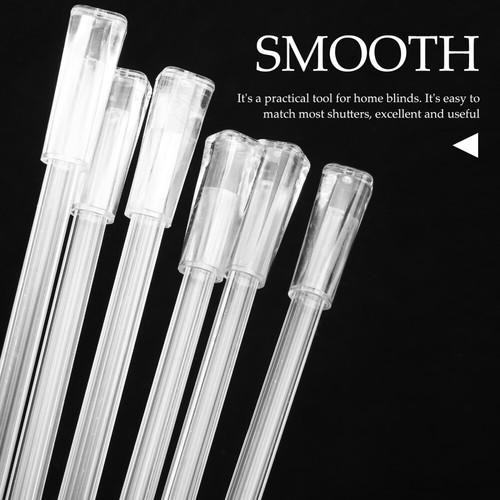 6 Pcs Curtain Rod Accessories Blinds Wand Replacement Stick Vertical - Picture 11 of 12