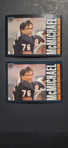(2) 1985 Topps Football #32 Steve McMichael Chicago Bears HOF Rookie