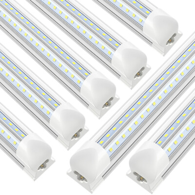 T8 14W~90W LED Tube Lights 2FT 4FT 5FT 6FT 8FT Linkable LED Shop Light Fixtures