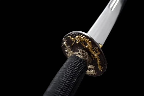 Chinese Saber Sword Dao Sabre Liuyedao Folded Steel War Decorative Dragon Curved - Picture 4 of 9