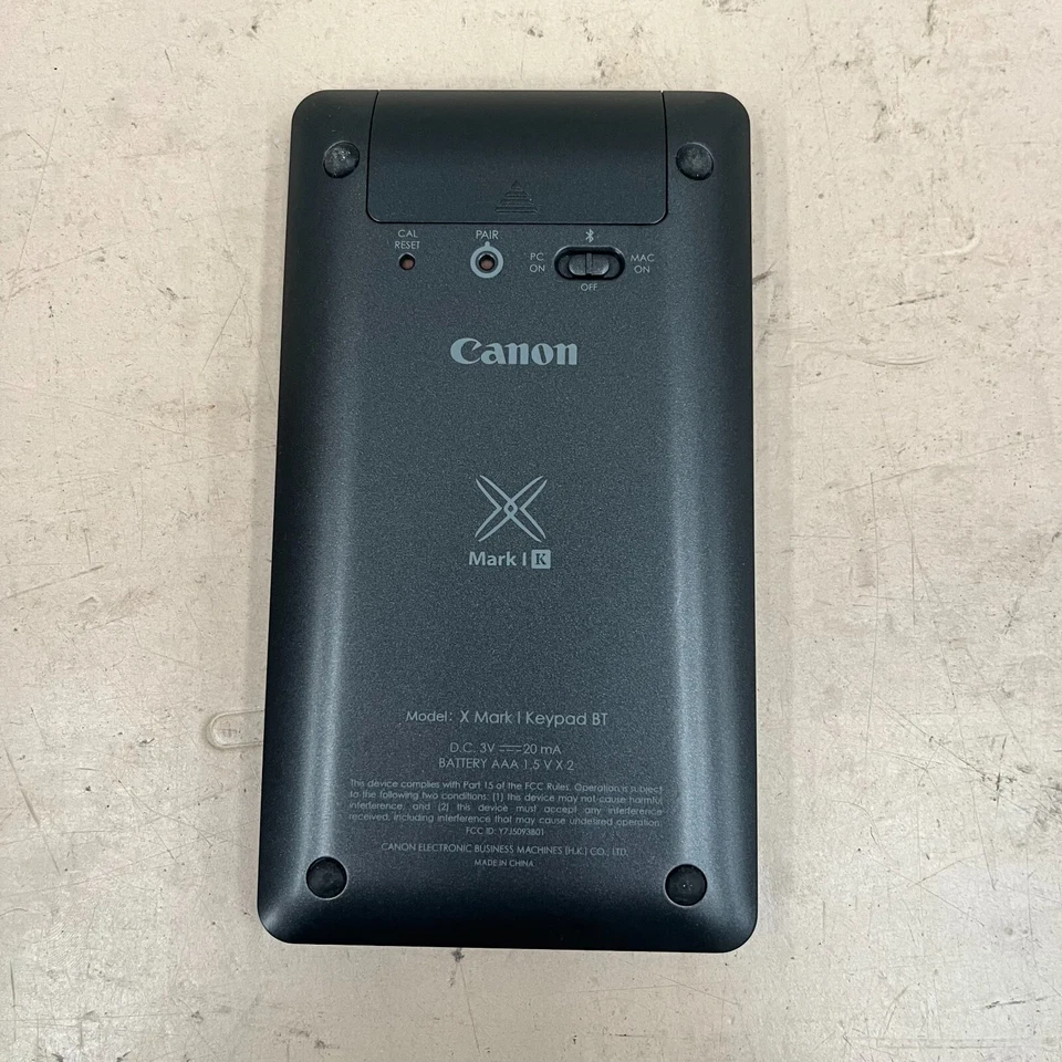 Canon X Mark I Keypad BT Calculator Wireless PC Mac Untested Bluetooth - Image 2 of 4