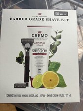 Cremo Heritage Red 3pc Barber Shave Kit Classic Shave Cream Razor  Refill