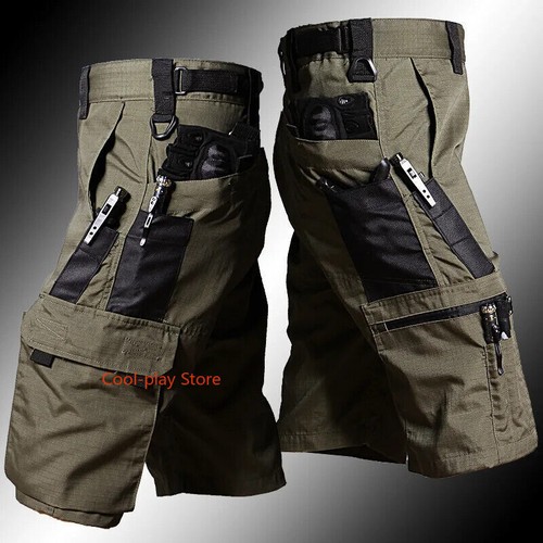 MEN'S Tactical Multi-pocket Five-point Short Pants Training Shorts Work Pants - Picture 20 of 25
