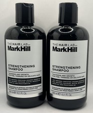2x MarkHill The Hair Lab Strengthening Shampoo For Thickness & Growth Vegan 300m