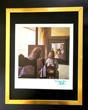 SALVADOR DALI | Vintage 1970 Signed | Framed Offset Lithograph in New Frame
