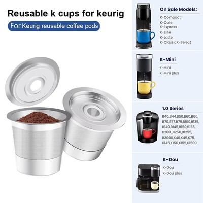 Edelstahl K Tasse Kaffeefilter Kaffee kapseln  Für Keurig 1.0 Kaffee maschine