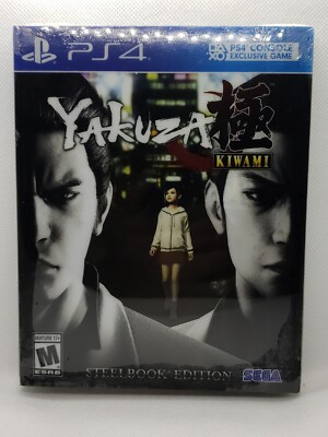 Yakuza Kiwami: SteelBook Edition Brand New  (Sony PlayStation 4, 2017)