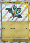Carte Pokémon Sonistrelle Shiny 194/091 EV4.5 Destinées de Paldea FR
