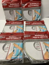 6 Rolls Weather Strip Tape Foam Seal Door Window Tool Bench 17 Feet 3/16 x 7/20
