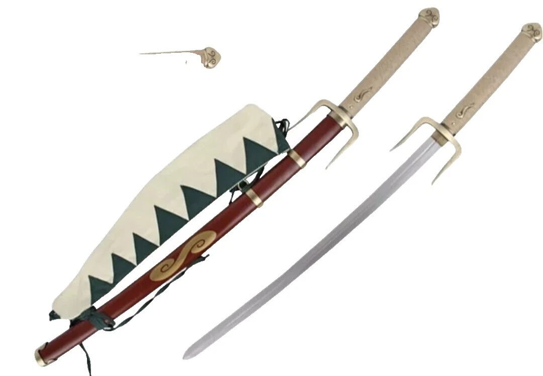 Brass Handle Brown Collectible Asian Swords & Sabers