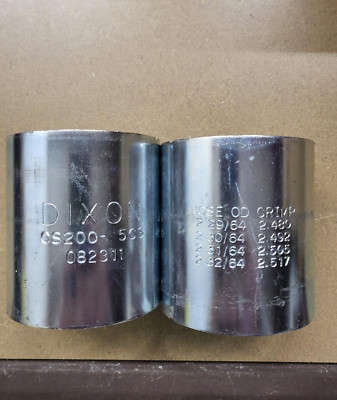 Dixon Carbon Steel Crimp Sleeve CS200-5CS King 2'' ID  Lot of 2