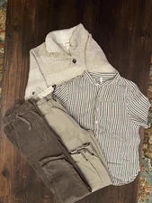 Pullover Sweater, 2 Pants & Shirt Set - Cat & Jack/Rylee & Cru/Gap Kid