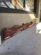 CUSTOM LOCAL HAND CARVED PIECE RED CEDAR PSO024757