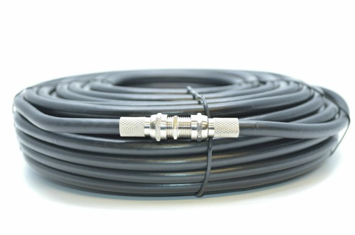2m Black RG6 Satellite Coax Cable Coaxial Lead For Sky Plus HD TV - Fitted - Picture 5 of 12