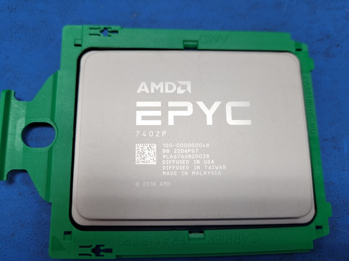 AMD 100-000000048 EPYC 7402P 2.8GHz 24-Core Processor | eBay AMD 100-000000048 EPYC 7402P 2.8GHz 24-Core Processor | eBay