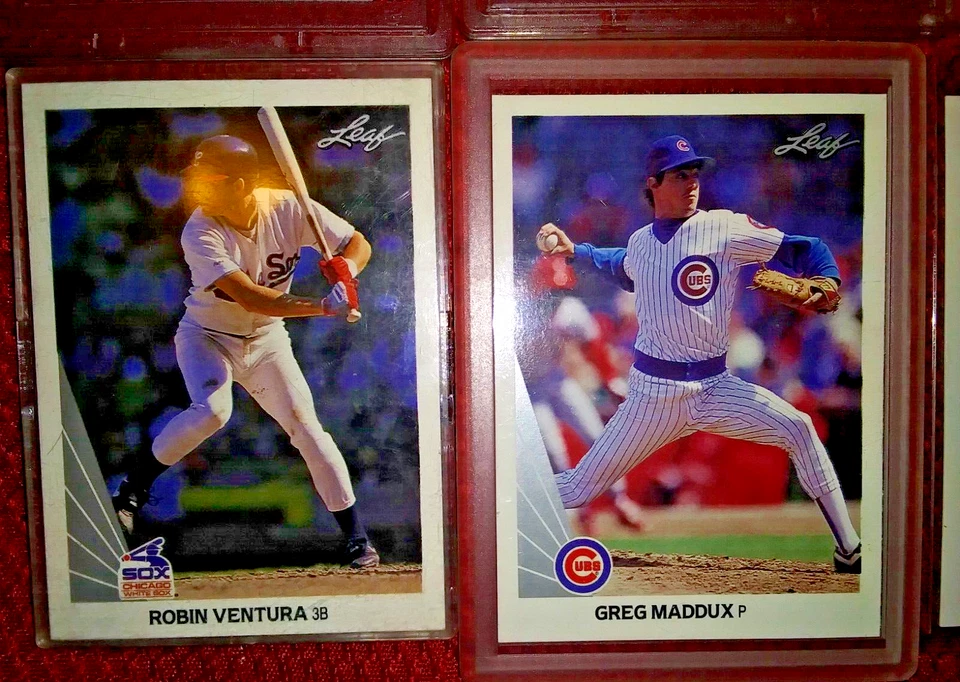 1990 LEAF LYNN PSA 10 GEM MT & PSA MT 9 NQ & THOMAS RC NO300 И БОЛЕЕ ЛОТ ИЗ 10 - Изображение 3 из 4