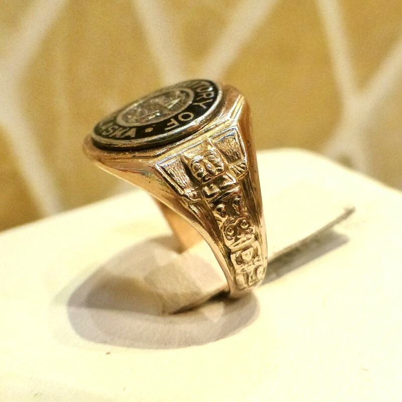 Antique 14k yellow gold Territory of Alaska Native totem