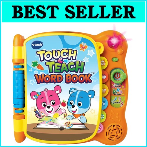 Interactive Toddler Word Book - 4 Modes of Play for Ages 18 Months to 4 Years