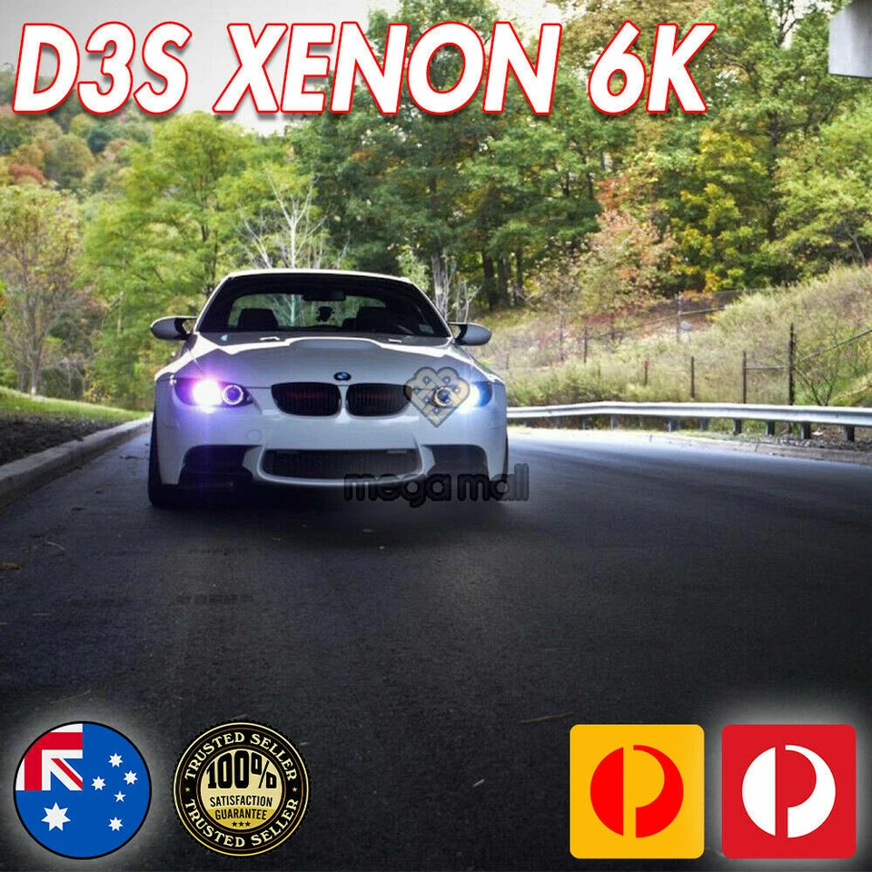 2x D3S 35W Xenón HID Faro Globo Bombillas 6000K Para AUDI BMW JEEP Maserati Foto 4 de 4