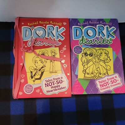 Dork Diaries Hardback Books Lot Of 2, #6 & 11 By Rachel Renée Russell  BL3