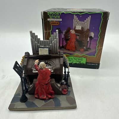 Spooky Town Phantom of the Opera LEMAX 2006 Halloween figure With Box
