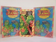 (Toxic Crusaders) Clean Up Time Watch & Play Set Lot (1991) Factor Sealed "NEW"