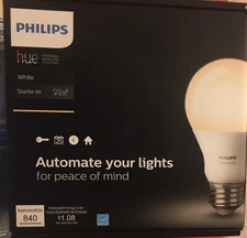 Philips Hue Kit 455287  A19 LED 2 Smart Bulbs and 1 Smart Hub Light Controller