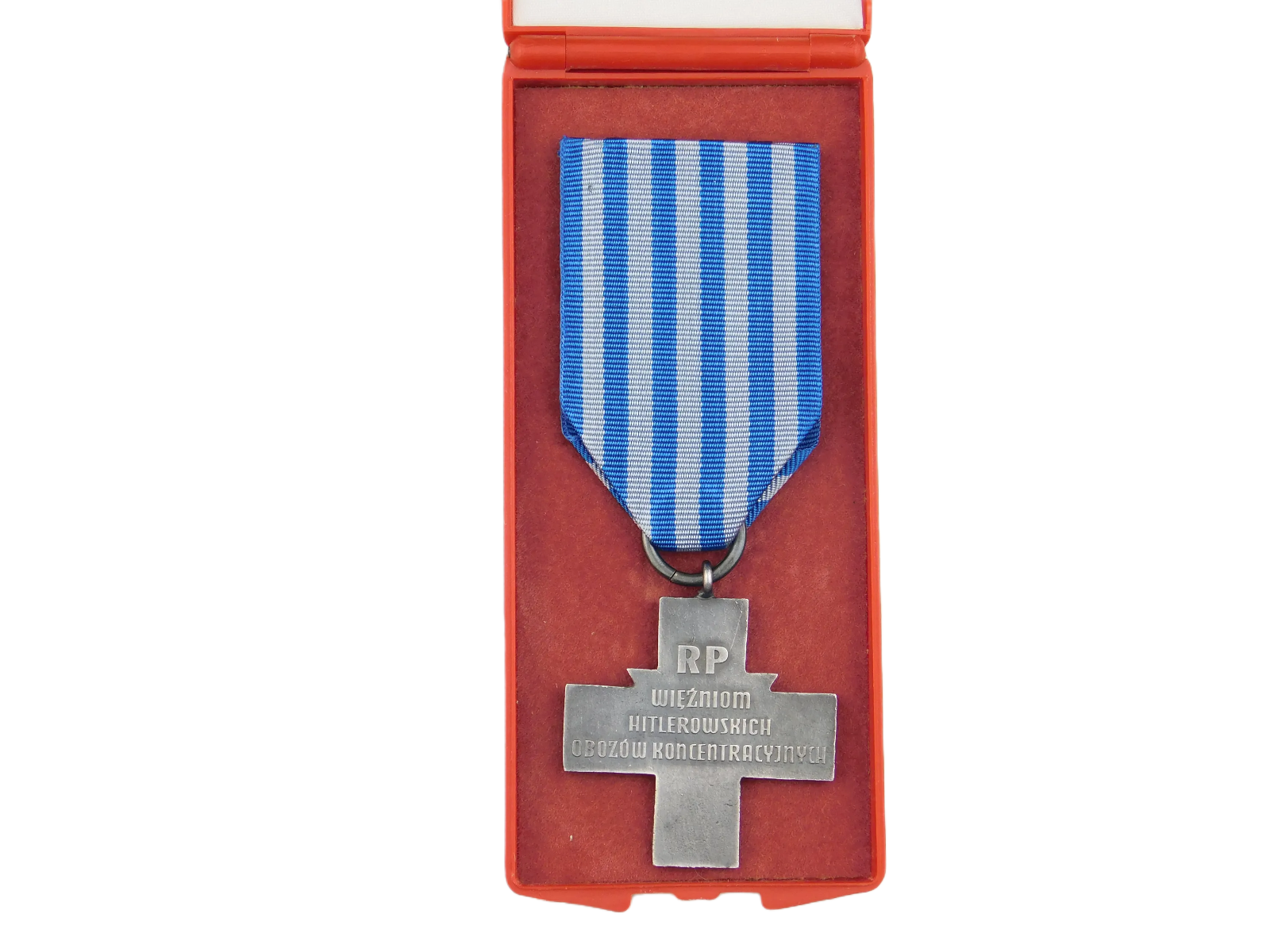 WW2 AUSCHWITZ M DAILLE CROIX DU SURVIVANT DE L HOLOCAUSTE RP POLOGNE 