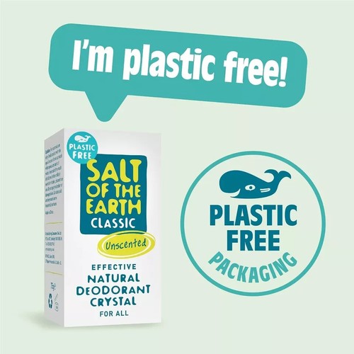 Salt of the Earth - Natural Crystal Deodorant- Plastic Free Fragrance Free Vegan - Picture 4 of 6