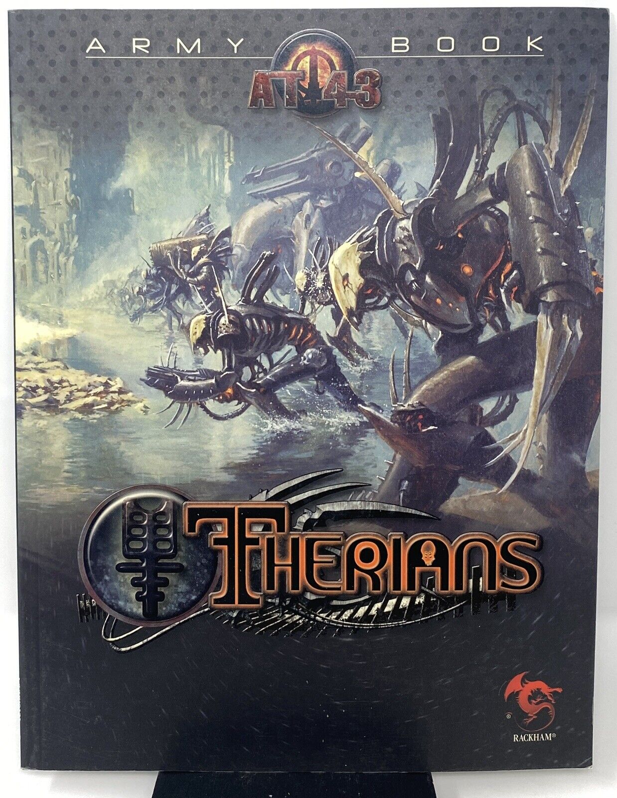 AT-43 Therians Wraith Golgoth Red Version OPEN BOX WITH CARDS