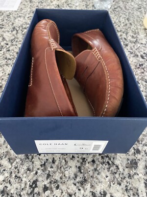 Cole Haan Men Size 13M Howland Penny Drivers Saddle Tan Leather Loafer Moccasin Cole Haan Howland Penny Loafer – Country Club Prep main image 3