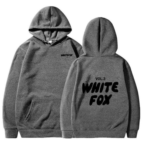 Girls Boys Printed Wht Fx Pocket Hoodies Kids Sweatshirts Pullover Jumpers Tops - Picture 5 of 61