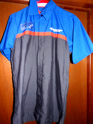 FORD QUICK LANE SHOP/UNIFORM SHORT SLEEVE SHIRT USED-RECYCLED