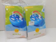 Sun Squad 17.5" Beach Ball Rainbow Lot Of 2
