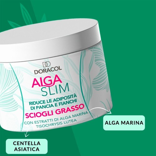 ALGA SLIM Originale Crema Snellente Sciogli Grasso Effetto Lifting Doracol 250ml - Foto 4 di 6