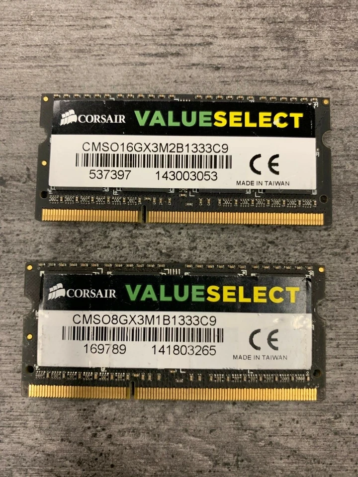 16GB (2 X 8GB ) PC3-12800S DDR3L/DDR3 SODIMM Laptop Memory - Major Brands - Image 4 of 4