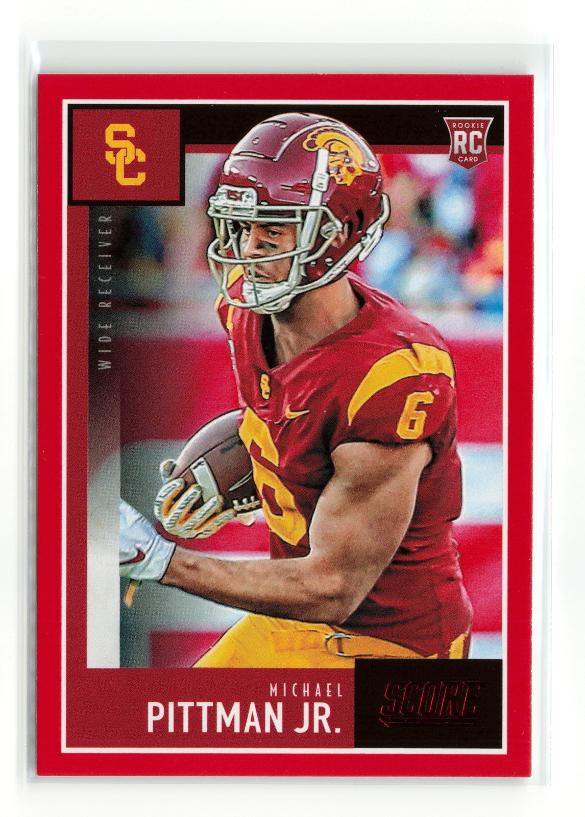 MICHAEL PITTMAN JR #437 RC 2020 PANINI SCORE RED