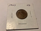 1907 Indian Head penny cent