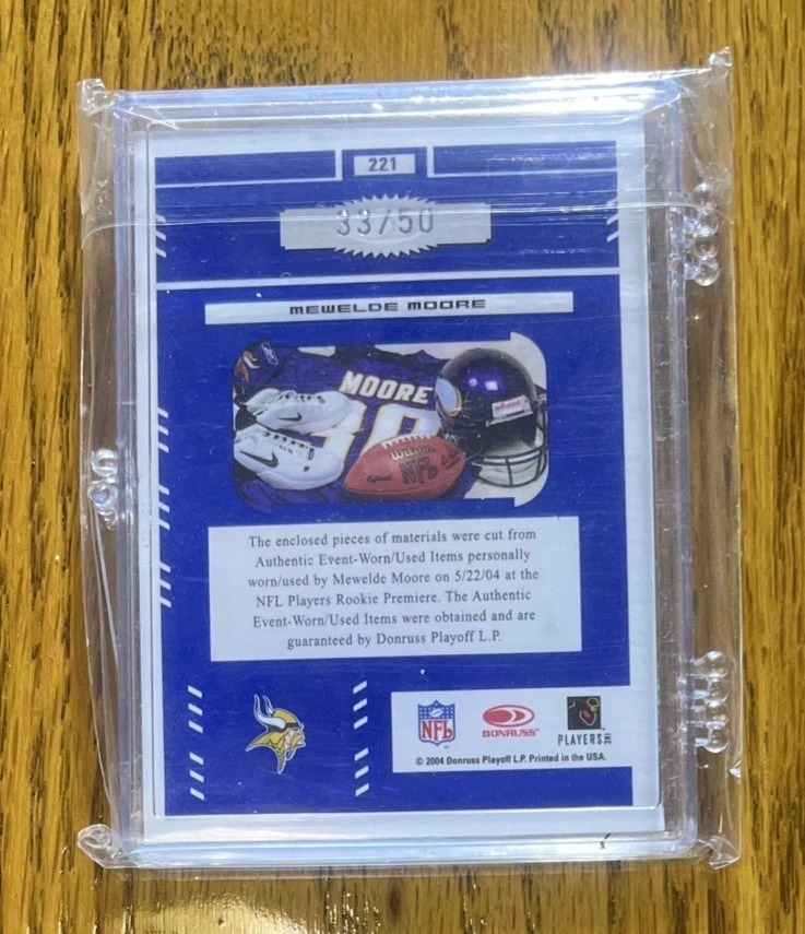 2004 certified materials mirror blue Mewelde Moore - Image 2 of 2