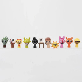 48pcs set Sprunki Model Toy Game Action Figures Toy Birthday Gift