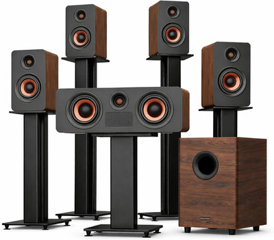 Flagship 5.1.4 Hi-Fi Surround Sound System with Dolby Atmos, Center Speaker with