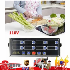 Commercial 8 Channels Restaurant Timer Kitchen Loud Alarm Cooking Calculagraph