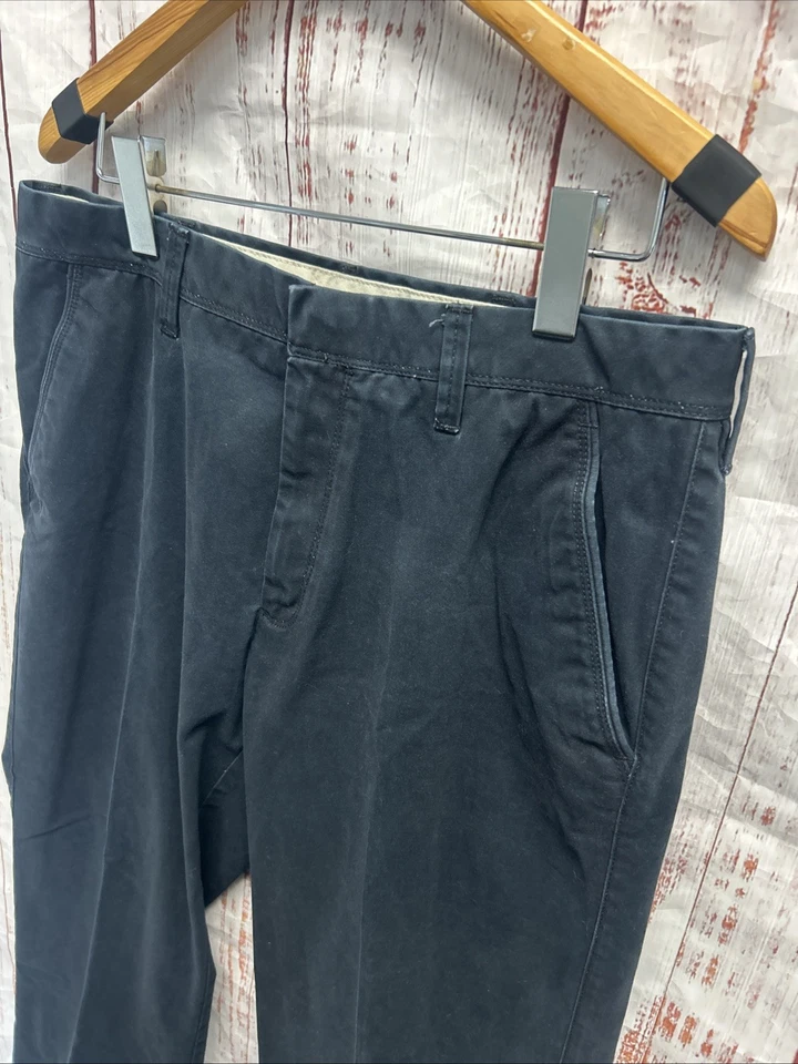 Life Khaki by Haggar Straight Leg Men's' size 34 X 29 Blue - Image 2 of 4