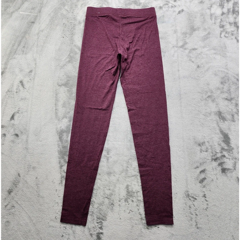 ROSA Victoria's Secret Leggings Mujer XS Borgoña Púrpura Mezcla Algodón Tobillo Foto 3 de 4