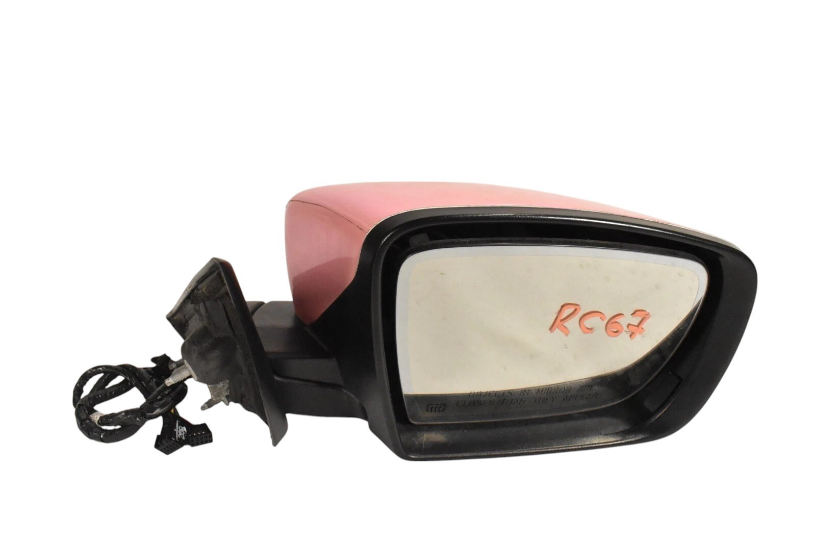14-17 Maserati Ghibli Front Right Side Rear Door View Mirror Assembly Pink OEM