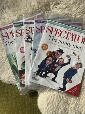 THE SPECTATOR Magazine 5 x January 2026 Editions - new and unread 