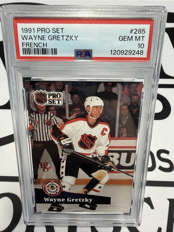 1991 Pro Set - Wayne Gretzky #285 French PSA 10