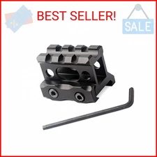Higoo Tatical Picatinny Riser Mount, 1" High Profile Rail Mount for Micro Reflex