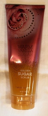 Bath & Body Works Golden Sugar Scrub - WARM VANILLA SUGAR - 8 oz  Retired