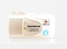 Exc + Olympus Stylust Zoom 80 Deluxe, 38-80mm Zoom, 35mm, Tested/Guaranteed